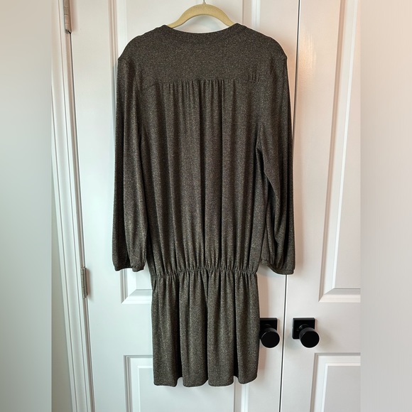 Amanda Uprichard Metallic Shirt Dress (Size S) - Picture 2 of 7